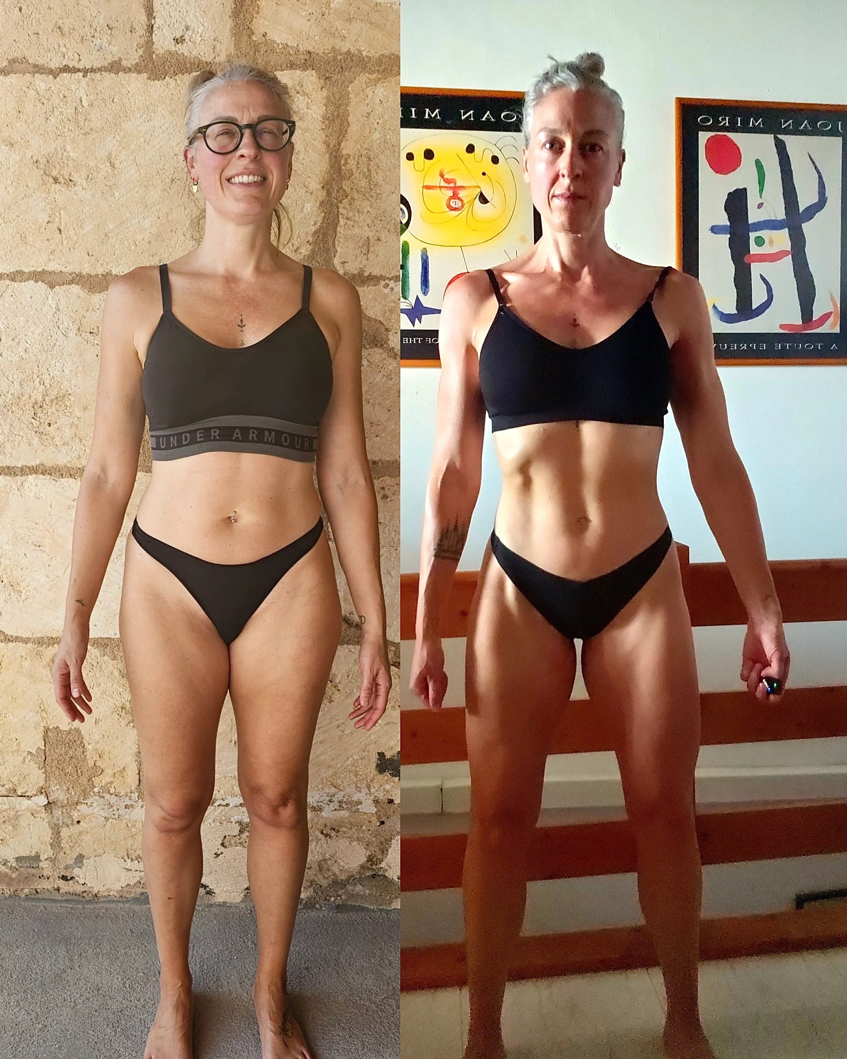 Transformación de Maribel, antes y después tras 6 meses